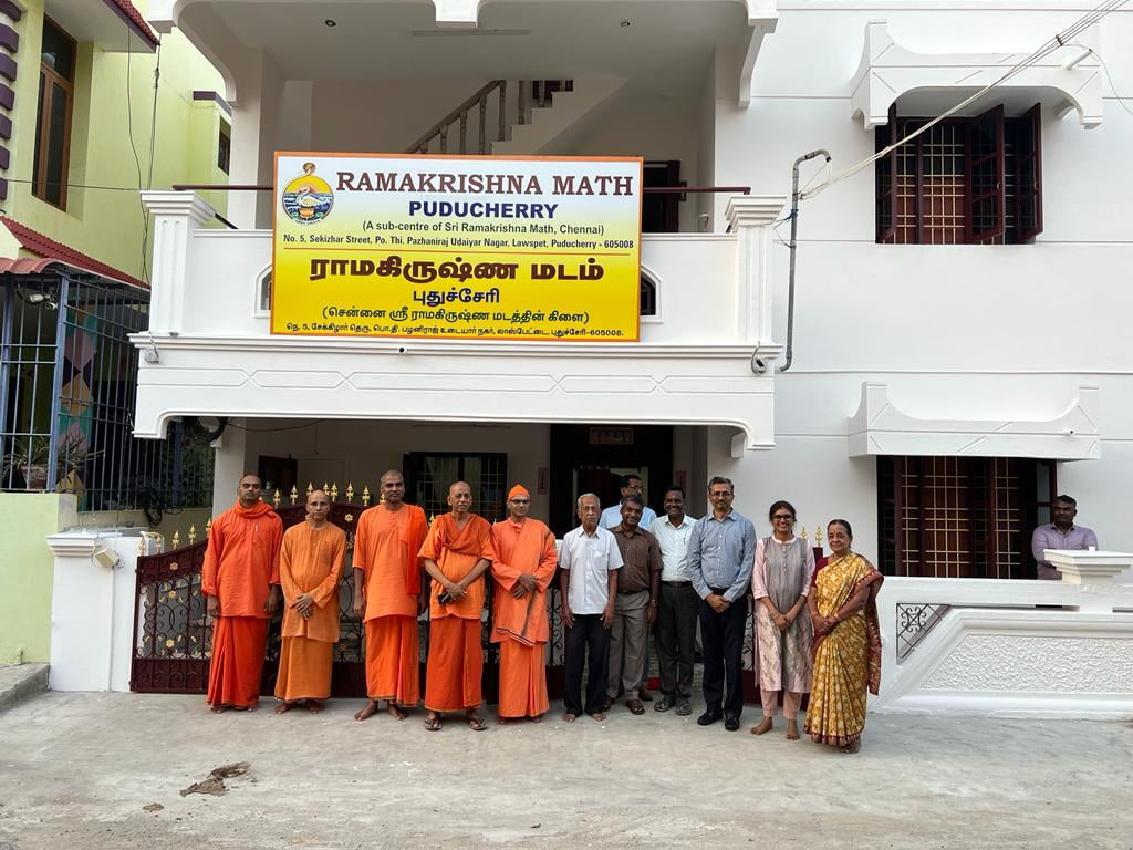 Ramakrishna Math Puducherry in New Building