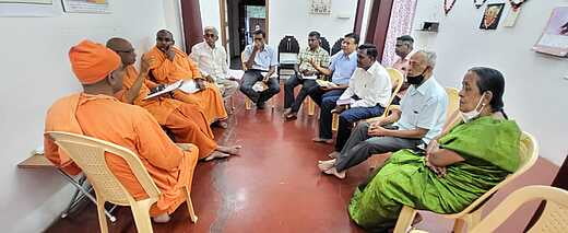 Meeting with Devotees